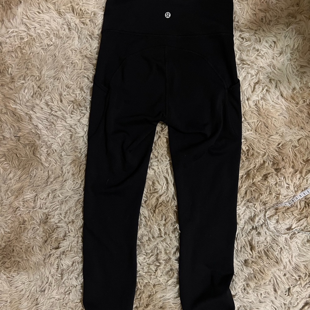Lululemon black fast and free leggings. Worn a handful of times.